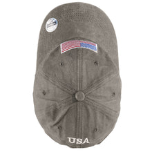 Load image into Gallery viewer, USA Flag Embroidered Baseball Cap - Light Gray